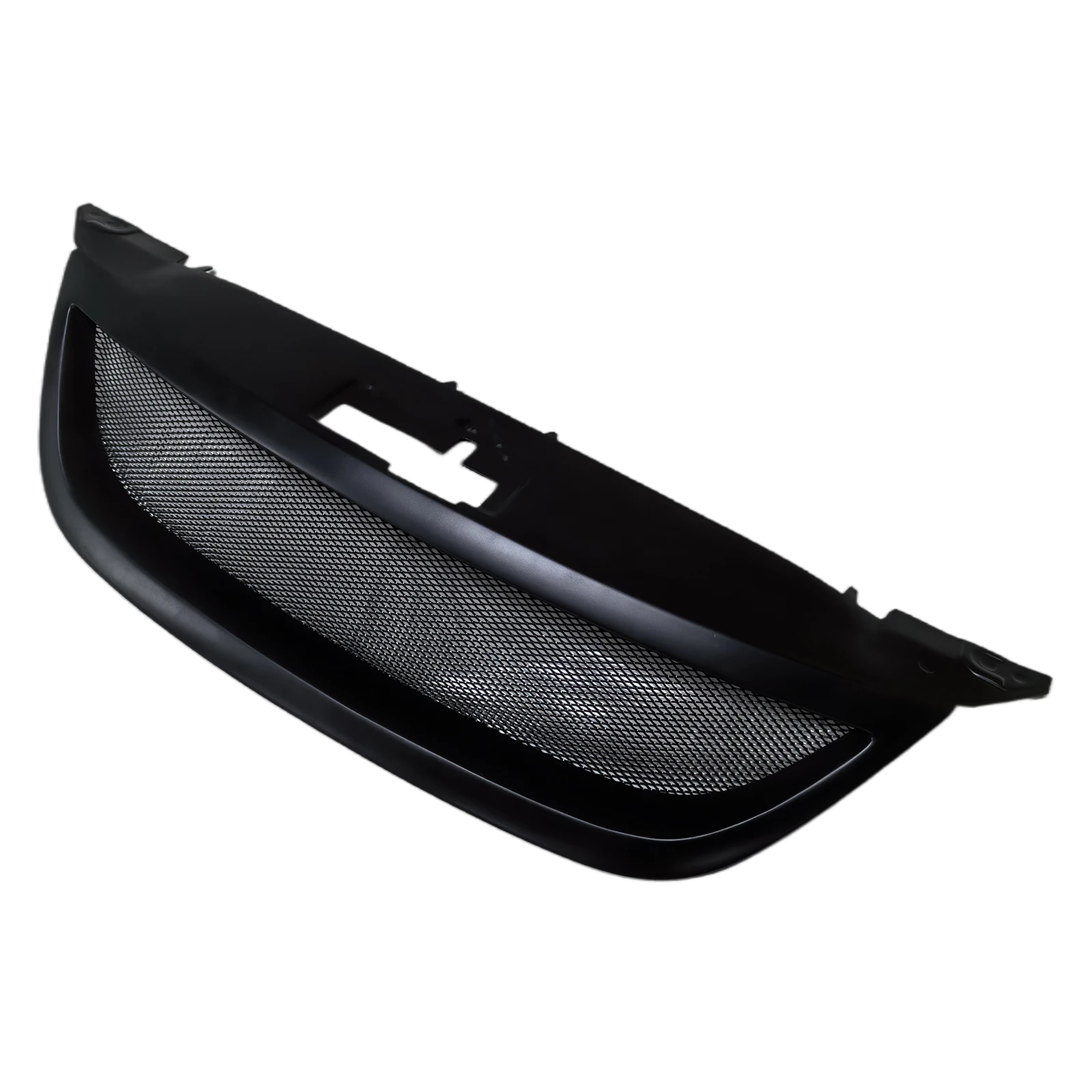 Fiberglas/Echt-Carbonfaser Frontgrill Renngrill Oberer Stoßfänger Kühlergrill für Volkswagen VW Tiguan 2009-2011