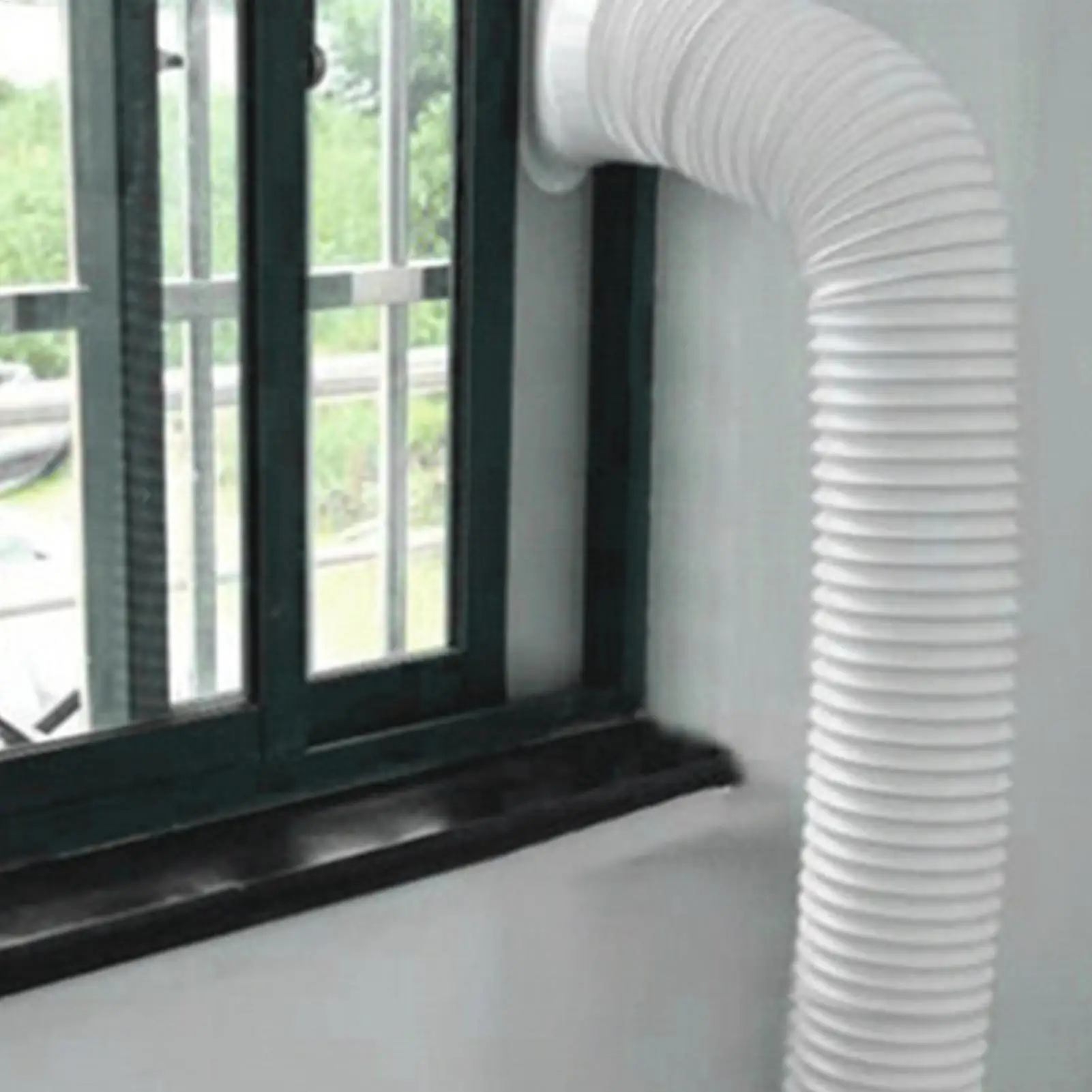 Portable Air Conditioner Exhaust Hose Flexible Extendable Duct Reinforced Vent Tube Universal AC Heat Discharge Connector