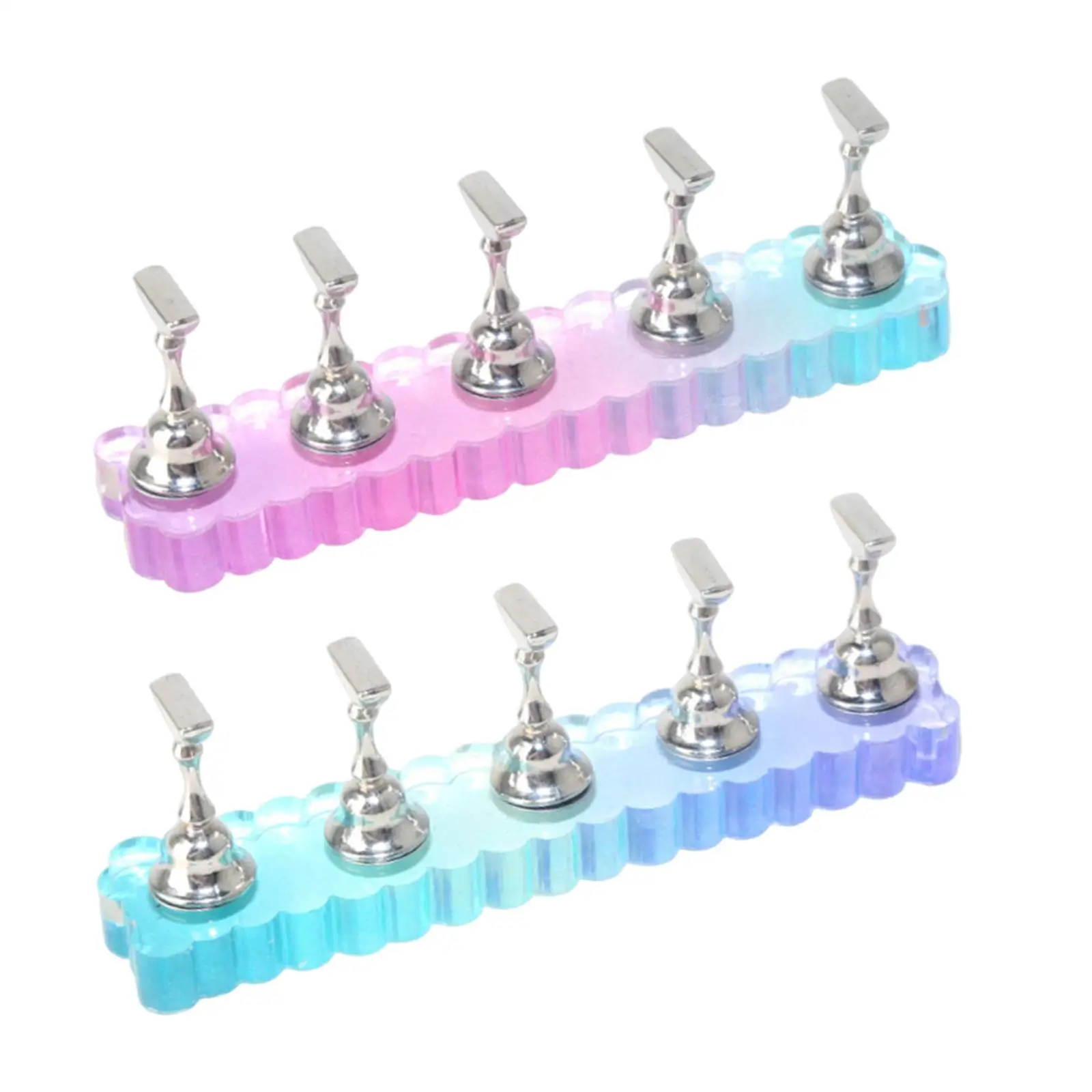 Art Practice Stand Nail Showing Shelf Salon Equipment Portable Nail Art Tool Nail Tip Art Display Holder Nail Tips Holder