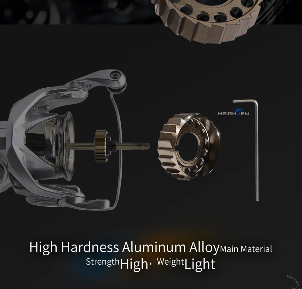 Drag Click Ratsche speziell für Shimano Stella Vanquish Twin power Stradic Vanford Spinn rolle – Detail 5