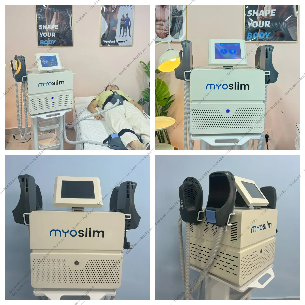 MYOSLIM Professional EMS Zero 4 Handle EMS Body Sculpting Muscle Stimulator Figure Shaping Buttocks Lift Skin Tightening Machine