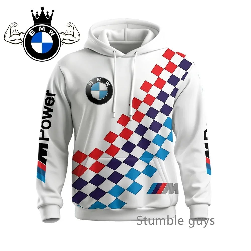 سويت شيرت بقلنسوة للخريف للرجال من BMW، سترة، سترة رياضية لسباق الدراجات النارية، سيارة رياضية M، سترة كاجوال عصرية ودافئة #3