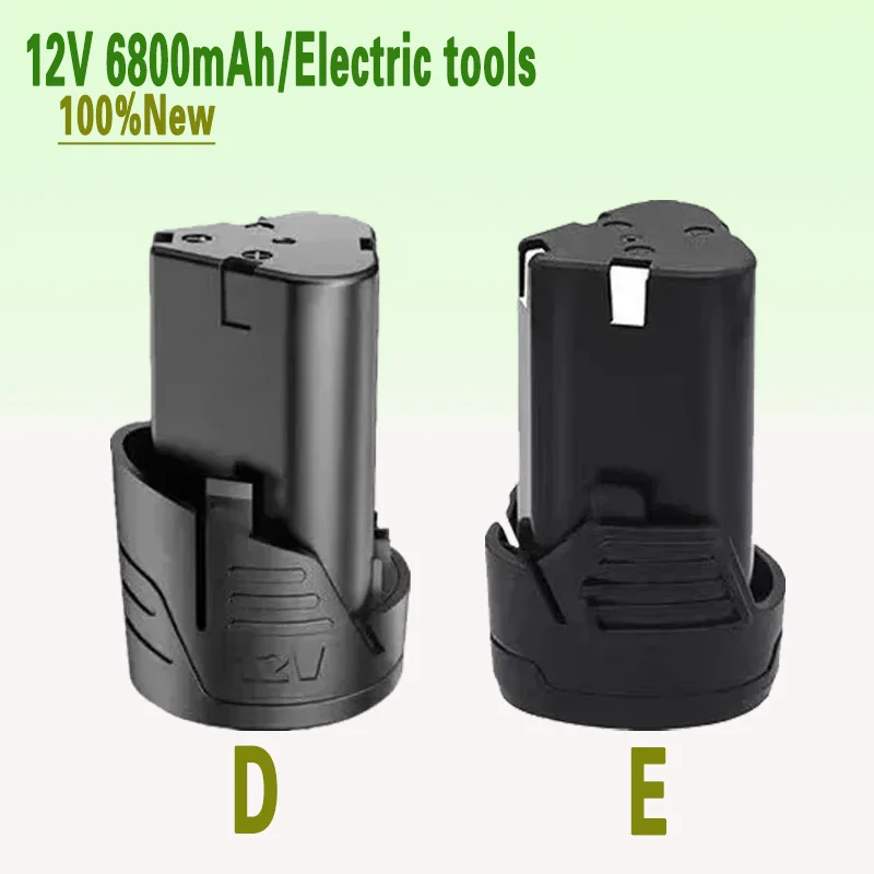 

100%.New.Universal 12V 6800mAh Rechargeable Li-ion Lithium Battery For Power Tools Electric drill Electric Screwdriver Battery