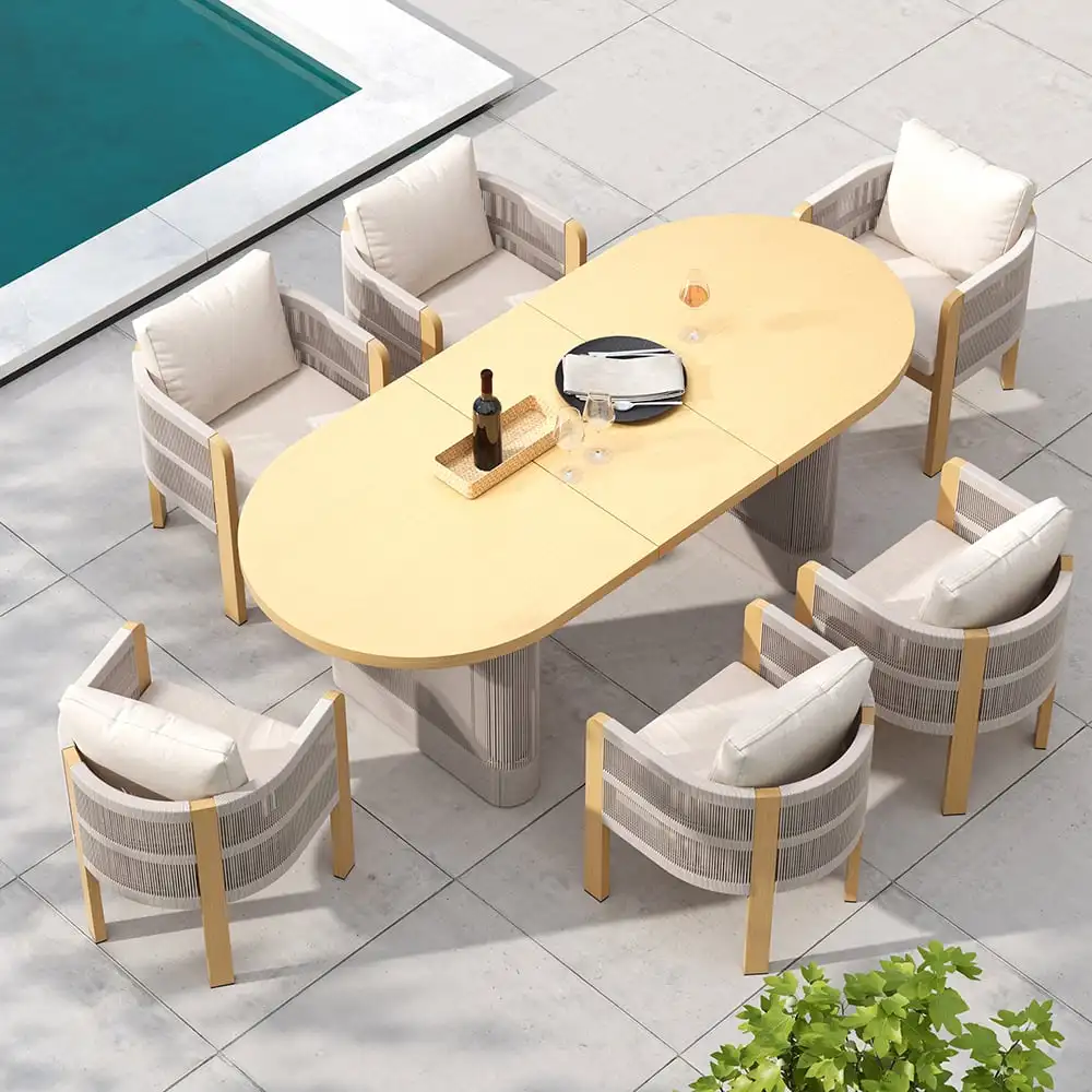 & Hot Selling Outdoor Patio Dining Hottest Outdoor Furniture Garden Table Chairs Set