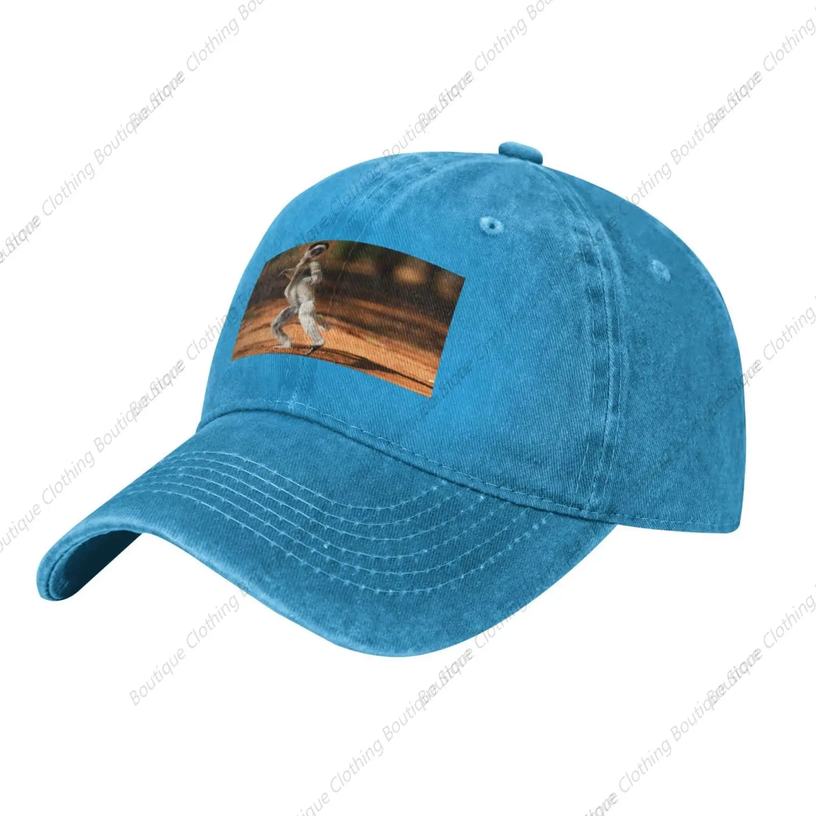 

Cute Monkeys Baseball Cap Women Men Hat Vintage Cowboy Hats Trucker Sun Hat Blue