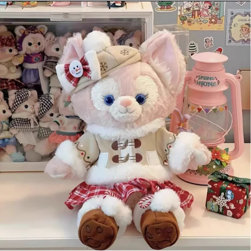 Disney Lingna Belle Doll Detective Lingna Belle Fox Plush Toy Pillow S/M Bell Doll Anime Peripheral Plush Doll Girl Birthday Gif