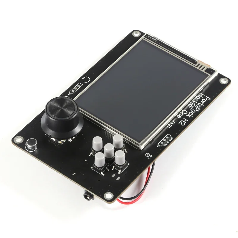 New Upgrade PORTAPACK H2 + TCXO + 3.2 inch Touch LCD Display +2000MAh Battery  For HACKRF ONE SDR