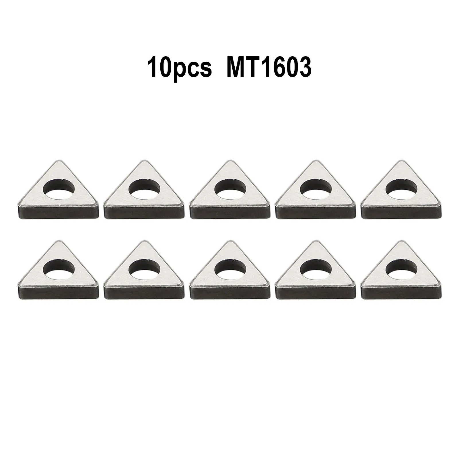 Porte-outil de tournage CNC, porte-outil, coin triangulaire, accessoires, outils d'extérieur, outils à main, MT1603, 10 pièces
