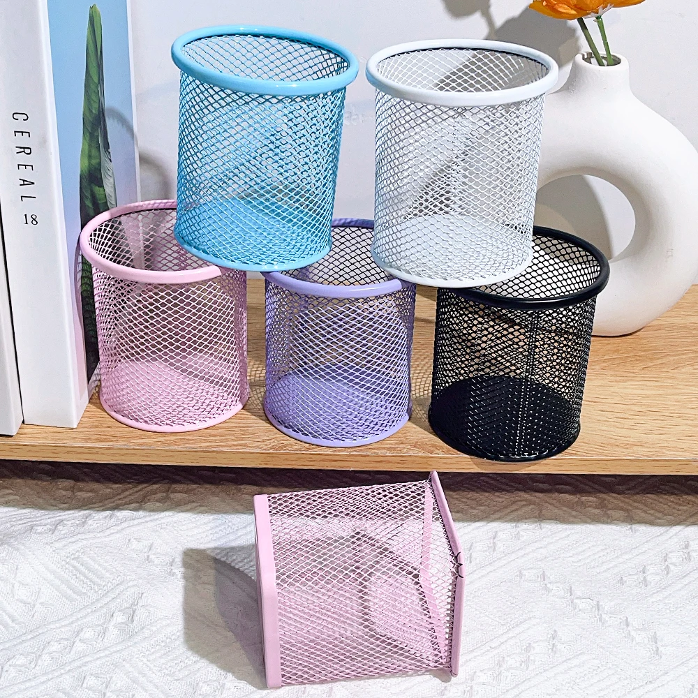 1 حامل أقلام تخزين بلون الحلوى، ديكور رائع وبسيط وعملي للمكتب والدراسة، كهدية للعطلات. #4