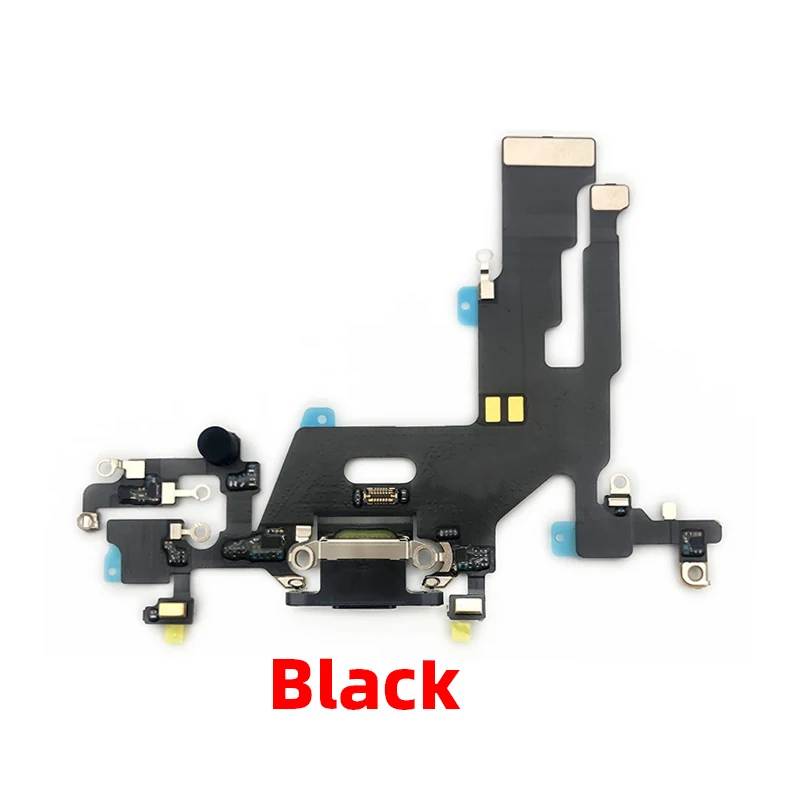 Originale per iphone 11 porta di ricarica Flex microfono Mini caricatore USB connettore Dock riparazione parti di ricambio