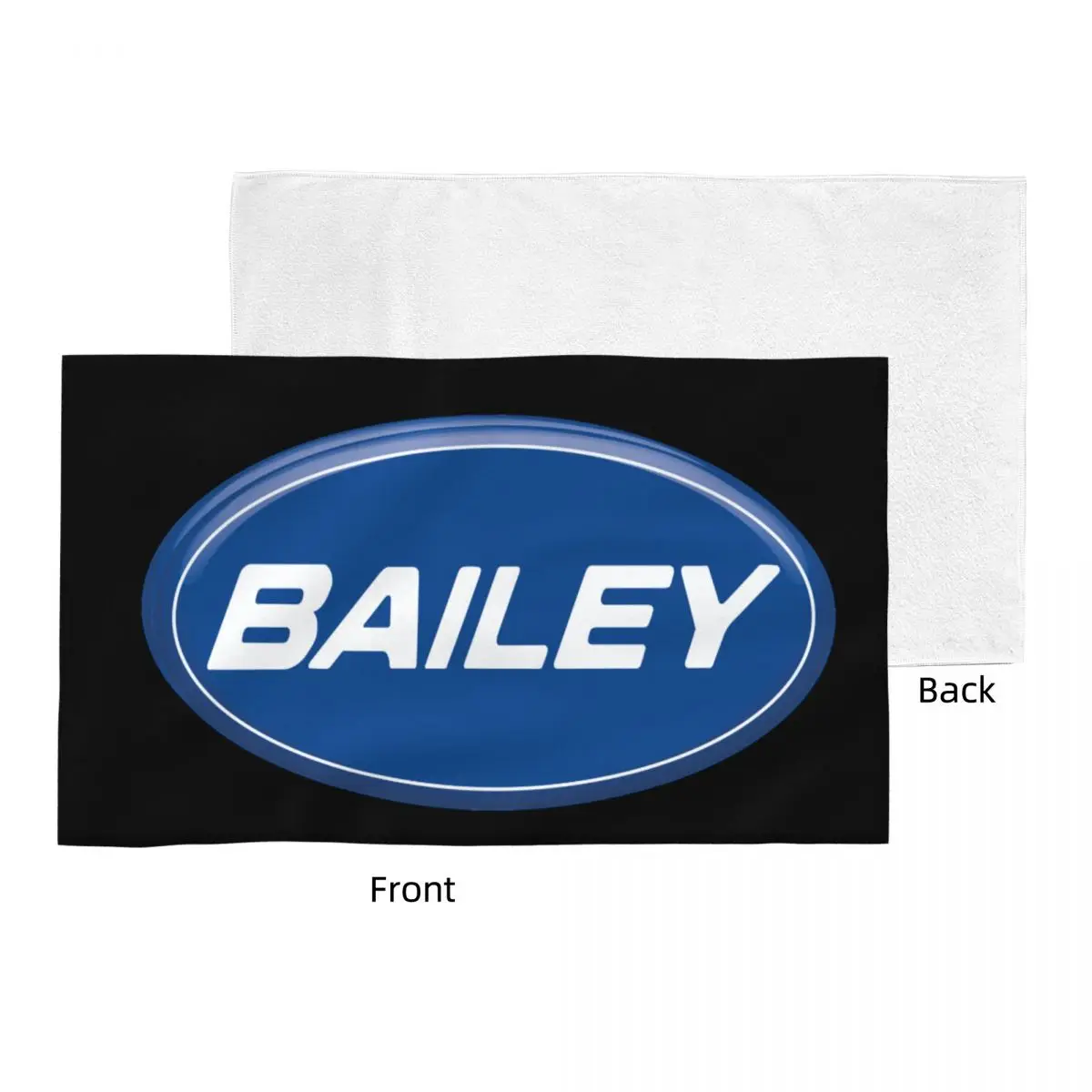 Custom Bailey Caravan Soft Face Towel Quick Dry Pool Bath Cotton Towels Absorbent Quick