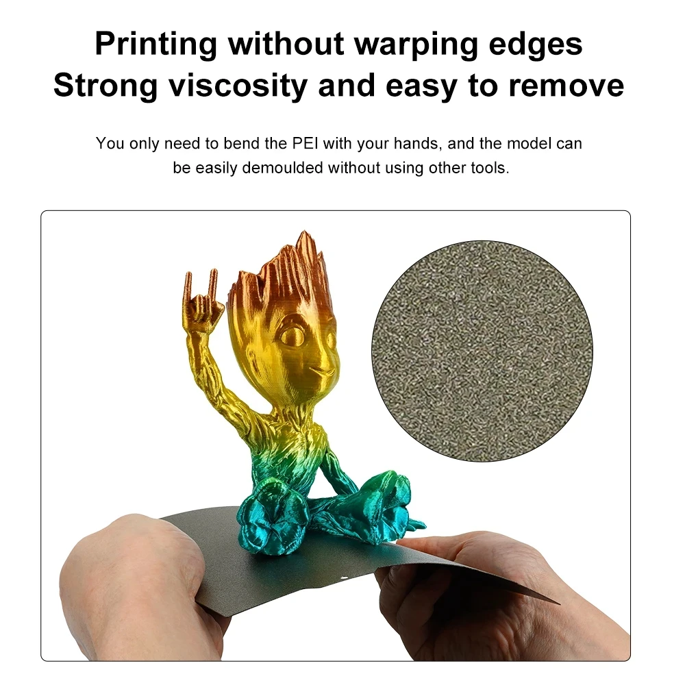 For Bambu Lab A1 Mini Build Plate 184x184mm Plate Pei Magnetic Bed PEO PET Spring Steel Sheet Pet Sheet for  A1mini 3D Printer