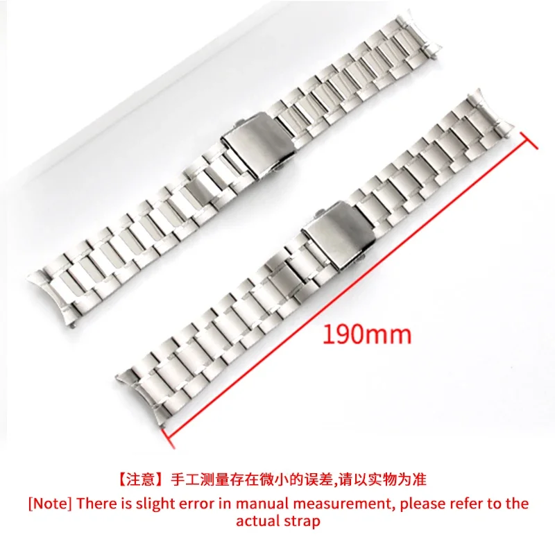 For Casio Duro Series MDV106 107 MTP1375 Watchband 22mm Stainless Steel Quick Change Spring Bars Curved End Links Watch Strap