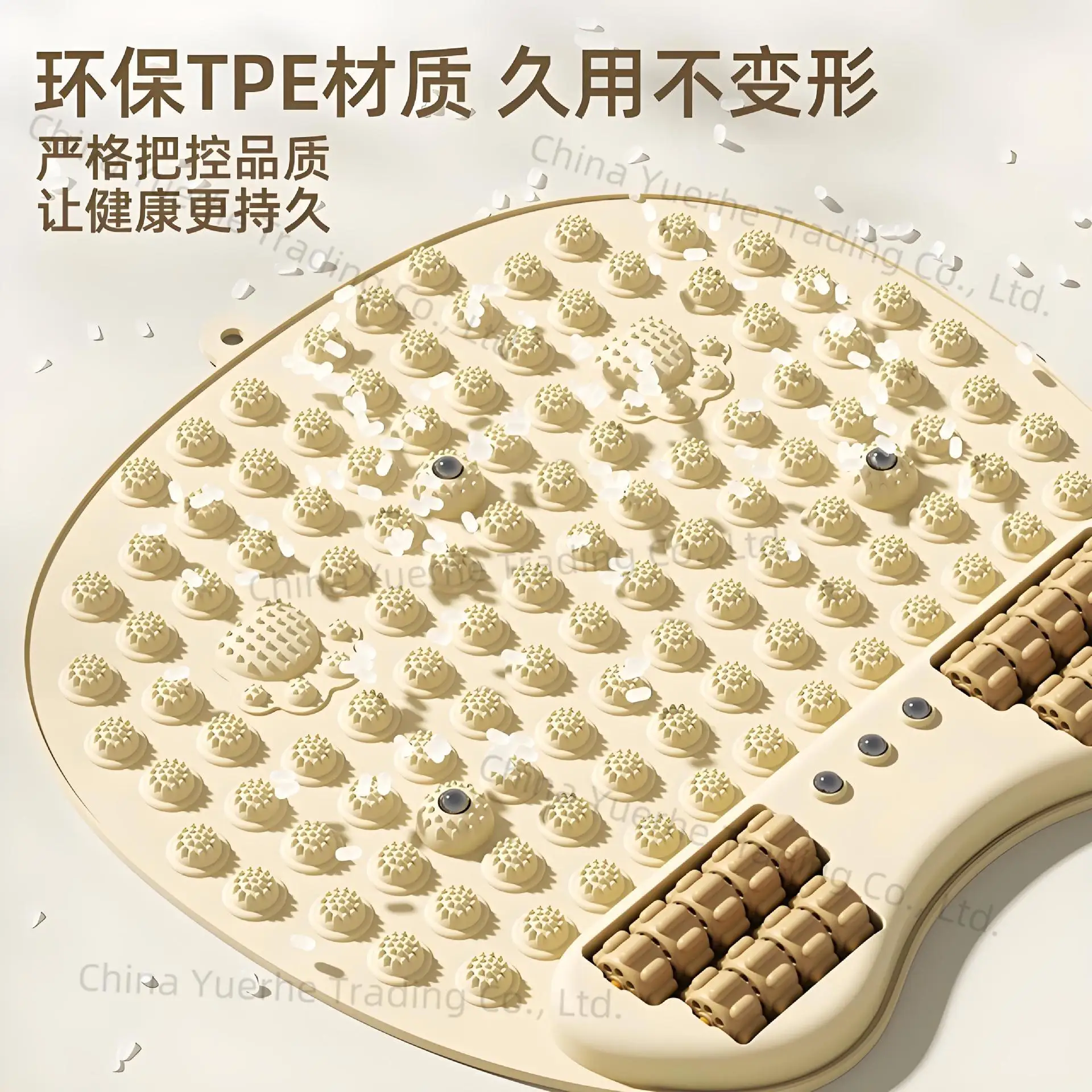 

Traditional Chinese Medicine Soft Silicone Shiatsu Board Ultra Jogging Foot Massage Foot Pad Foot stepping on the roller to conn