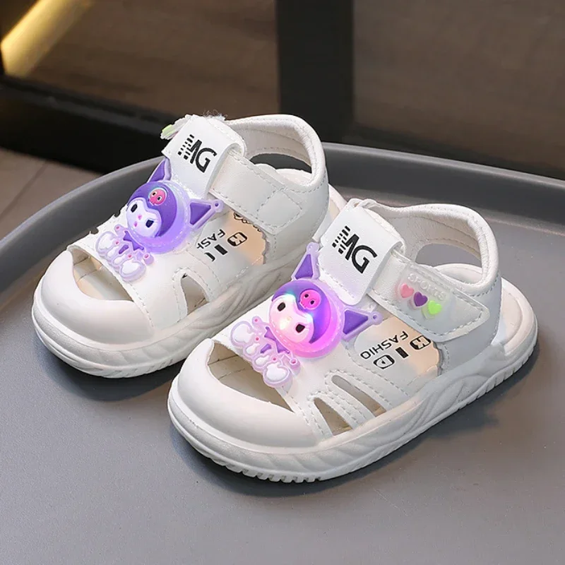 0-24M Newborn Baby Shoes Boys and Girls Summer Soft Rubber Sole Anti Slip Baby First Step Walking Shoes Baby Sandals