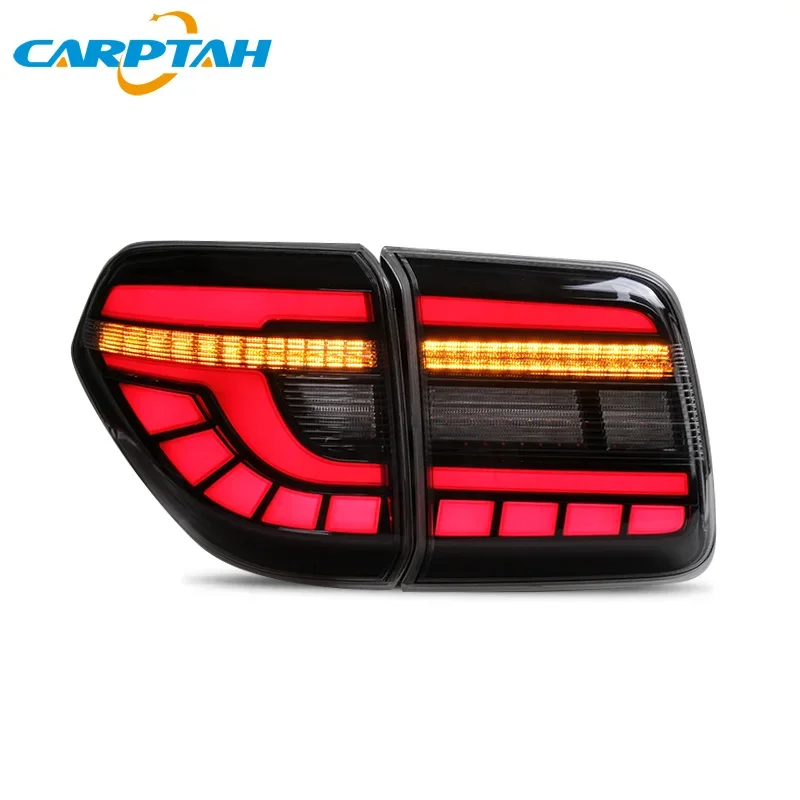 Carptah Car Styling Tail Lights Taillight For Nissan Patrol Y62 2008-2018 Rear Lamp DRL + Turn Signal + Reverse + Brake LED