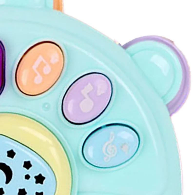 Grzechotka dla niemowląt, zabawka edukacyjna dla maluchów, instrument muzyczny, puzzle dla dzieci w wieku 0-1 roku, zielona