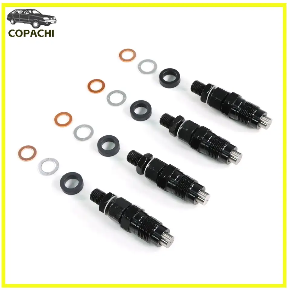 Injecteur de carburant diesel 4 pièces compatible for Mitsubishi Pajero Triton Delica 4D56 4D56T 2.5L D4BX D4BA G6BAJ D4BF