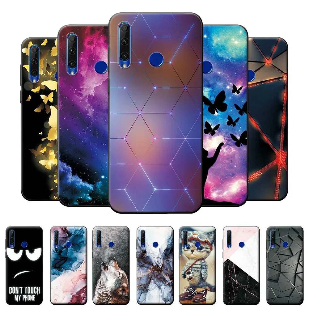 Case For Huawei Honor 20e Case For Honor 20 Back Cover Phone Case On Honor 20i Soft Silicone Black TPU Protect Bumper Fundas