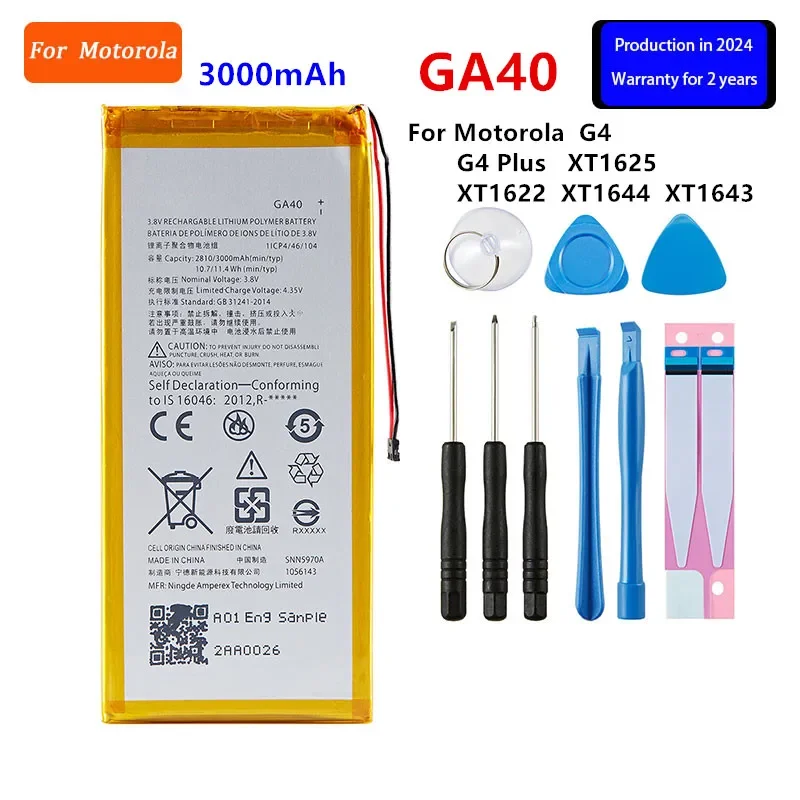 Original Battery For Motorola Moto G8 Plus G 3rd G3 G4 G5S Plus G5 G6 J G7 G8 G9 G10 Plus Power Play G9 Play Phone Batteries