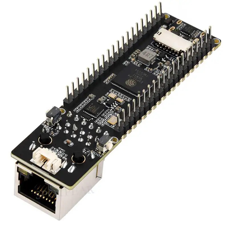 ESP32-P4-ETH RJ45 POE DSI/MIPI Layar LCD 10.1 inci Layar Sentuh/Kamera CSI/Speaker Audio AI Deepseek