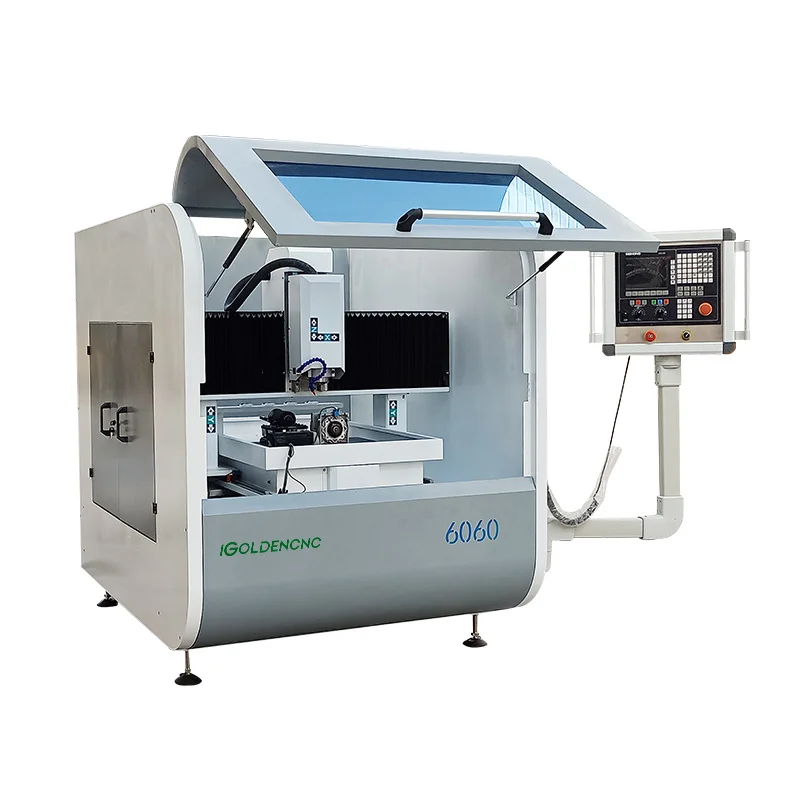 Factory direct sales enclosed 3 axis 3D steel molding machine metal milling cnc machine