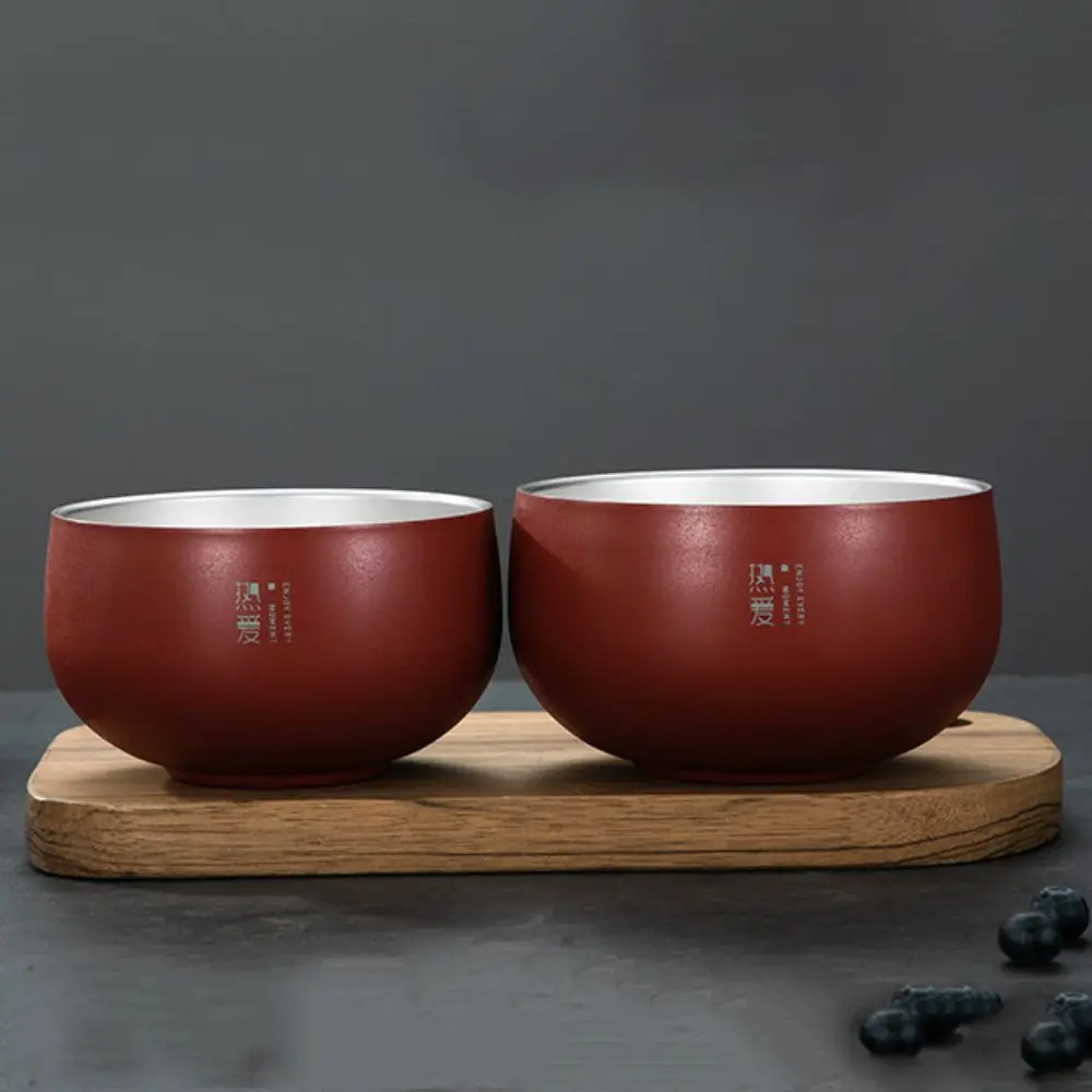 وعاء رامين ياباني بسيط بطبقة مزدوجة من الفولاذ المقاوم للصدأ مع غطاء وعاء الحساء حاوية طعام معزولة للحرارة أوعية سلطة الفاكهة