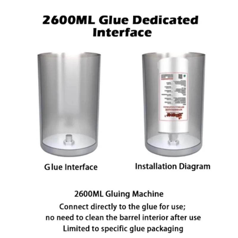 2600ML Two-component AB Glue Filling MachineFilling Machine  Sealant Dispensing Machine 7.5W JS-2600AB Customized