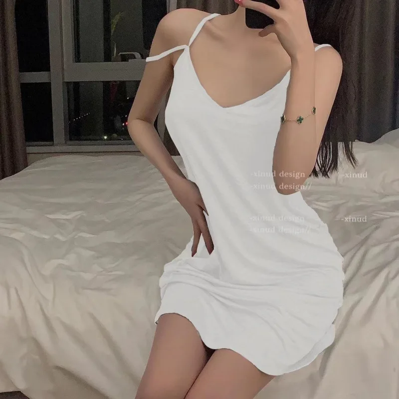 

Summer Thin Modal Sexy Pure Desire 2025 New ey Bal Spwear Home Clothes Women's Nightgown Luxury Home Comfortable