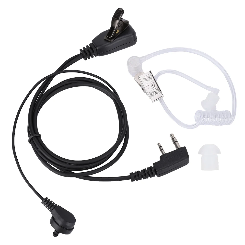

3.5mm Acoustic Tube PTT Mic Air Conduit Earpiece Walkie Talkie Headset for Kenwood TK3107 For Baofeng UV-5R BF-888S GT-3TP GT-3