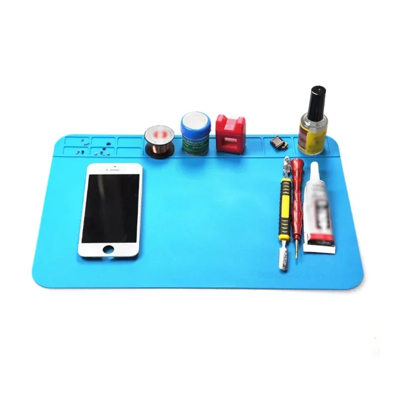 Working Repair Pad 30X20cm Heat Insulation Soldering Mat Job Tools for Phone Repair Tool Kit Heatresistant Maintenance Platform