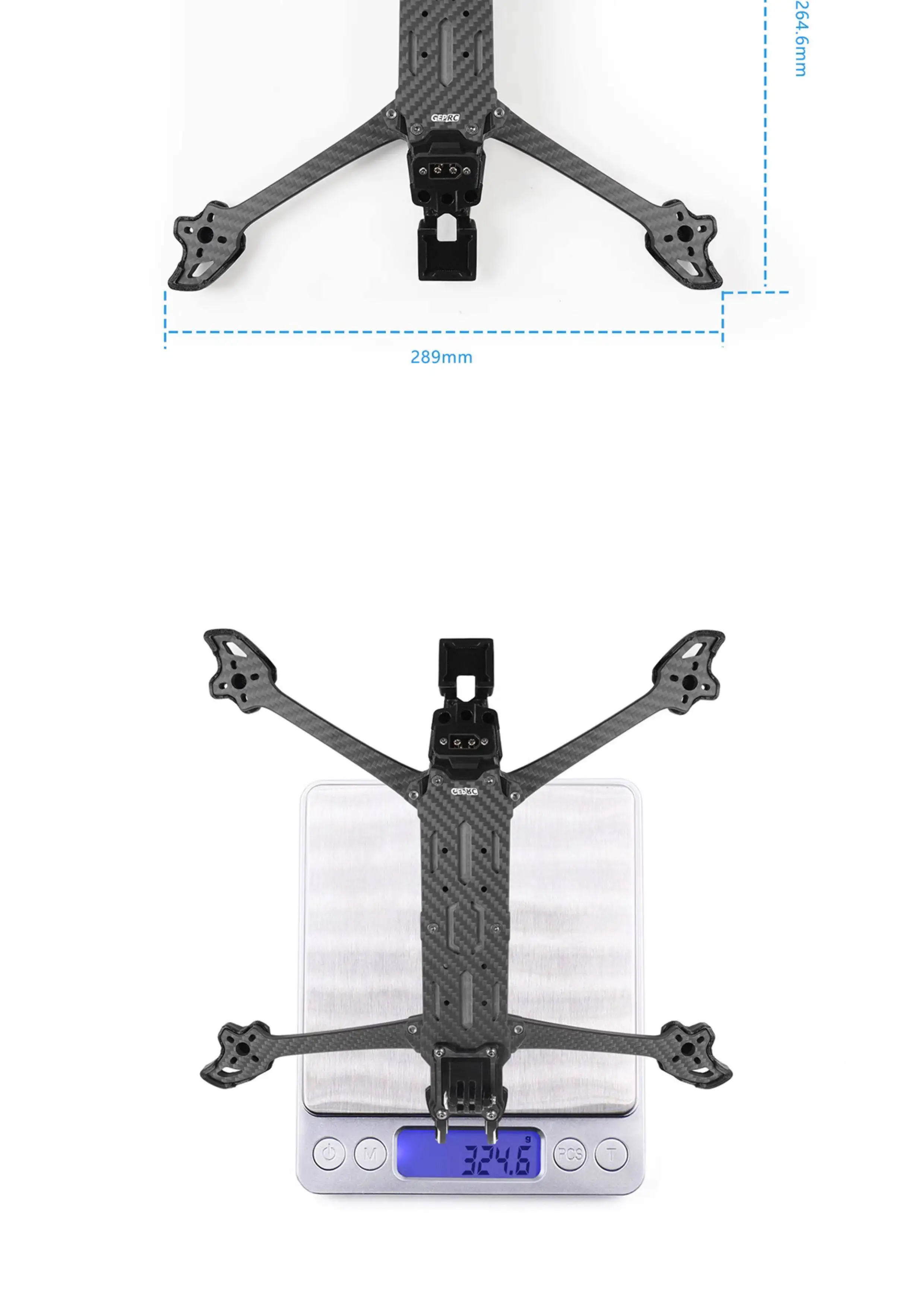GEPRC MOZ7 7 Zoll H-Rahmen – Langstrecken-FPV-Drohnen-Kit mit Kühlrippen für HD VTX (O3/O4 Pro Kompatibel) – Detail 13
