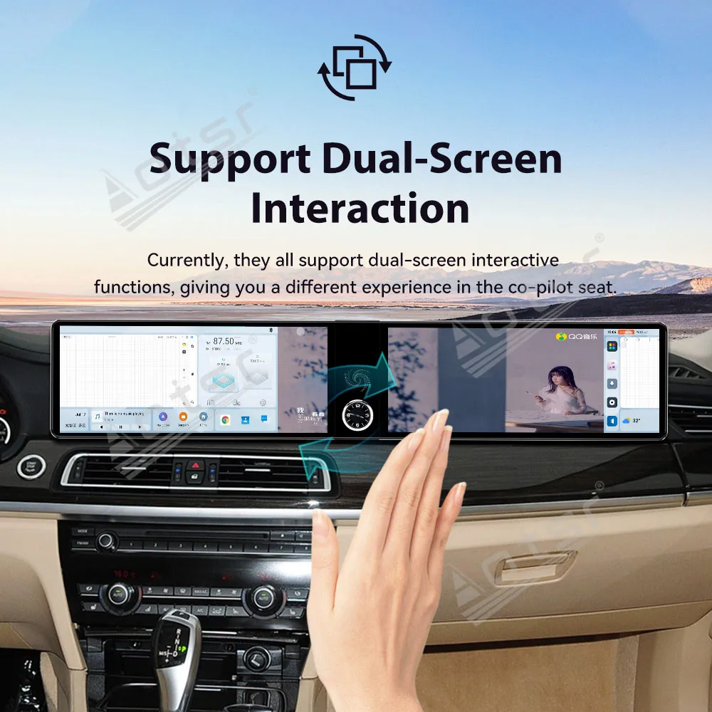 For BMW 7 Series 2009-2015 CIC NBT Android 13 OS 12.3
