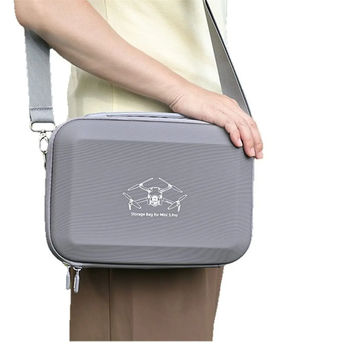 ♋♐…BUY Portable Carrying Case Shockproof Storage Bag Waterproof PU Leather Shoulder Bag Anti-Scratch for Mini5Pro RC Case,A