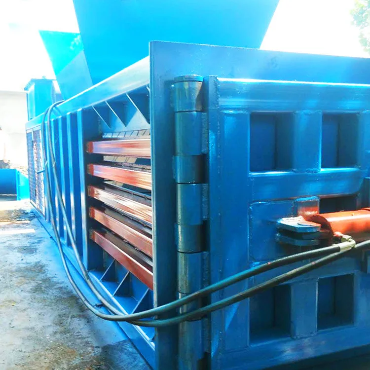 Horizontal baler plastic bottle compression packaging, environmentally friendly waste paper hydraulic baler