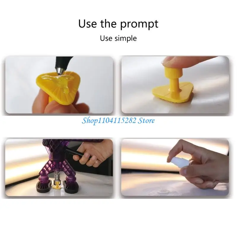 

10Pcs Dents Pullers Auto Dents Pullers Removal Tool Paint Dents Repair Glues Pad