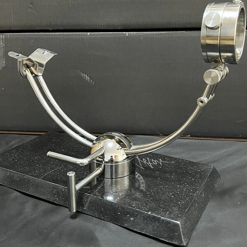 

Ham rack Marble base Stainless steel plating bracket Ham cutting rack
