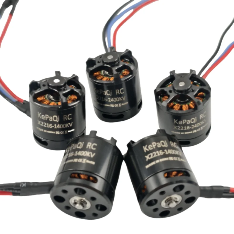 KePaQi X2216 Motore brushless di alta qualità per aeroplani modello RC 1400KV 2400KV Applicazioni di aeroplani 3D