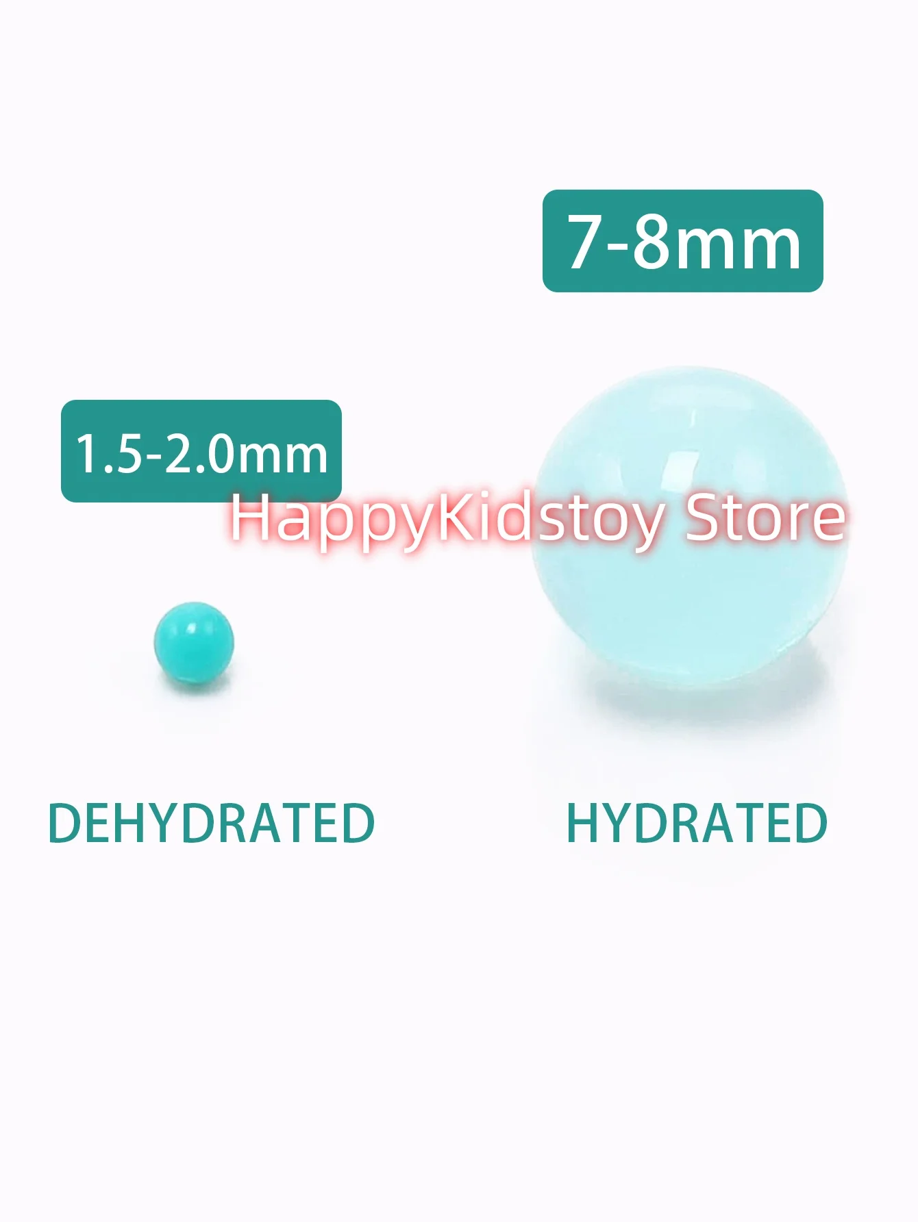 3000PCS 7-8 MM Eco-friendly Gel Splater Ball Blaster Bullets Water Ball For Kids Outdoor gelblast Toy gun 416 P90 AK