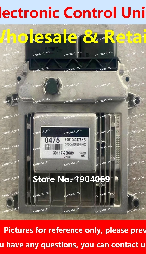 

CE2 39107-26974 ECU 3667 39110-02HE0 0092 39113-2B170 For Hyundai Elantra KIA Car Engine Computer Board/M7.9.8 0475 39117-2B689