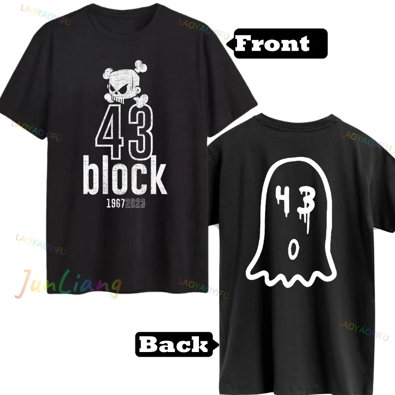 Just Don'T Die 43 Ken Block Oversize T-shirt Brand Menswear Street Wear Y2K Vintage Short Sleeve Shirt