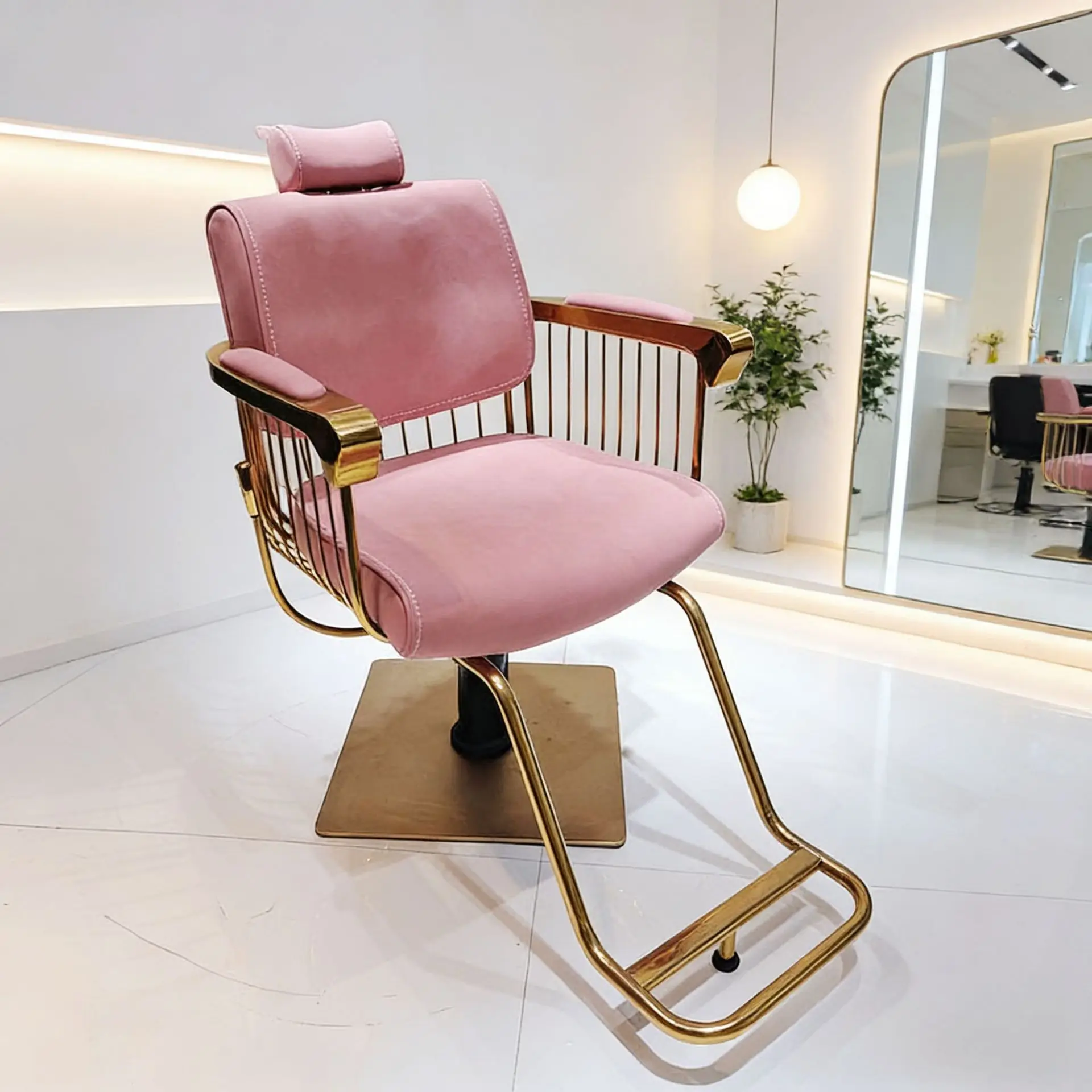 Fashion hair salon special cross-border home rotating lift seat adjustable chair wholesale cross-border
