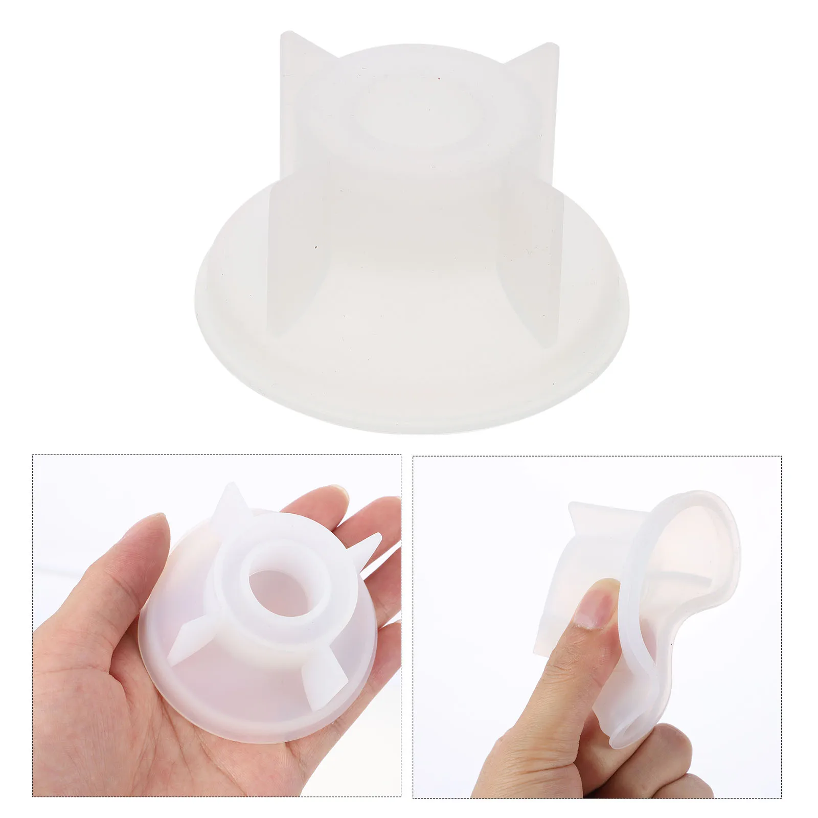 

Lotus Lantern Base Molds Holders Silicone Resin Casting Shiny Smooth Finish DIY Jewelry Accessories Craft Supplies