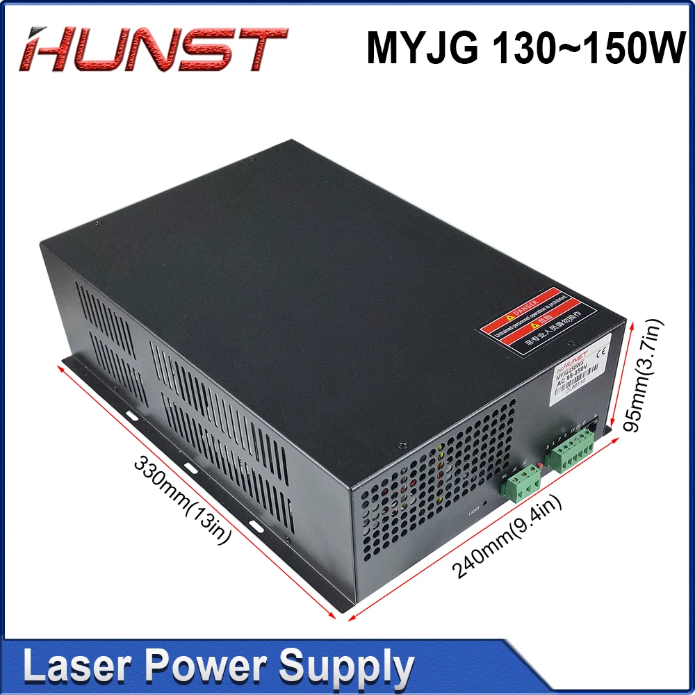 Hunst MYJG 130-150W CO2 Laser Power Supply 130W 150W Laser Generator For Co2 Engraving Cutting Machine Glass Tube