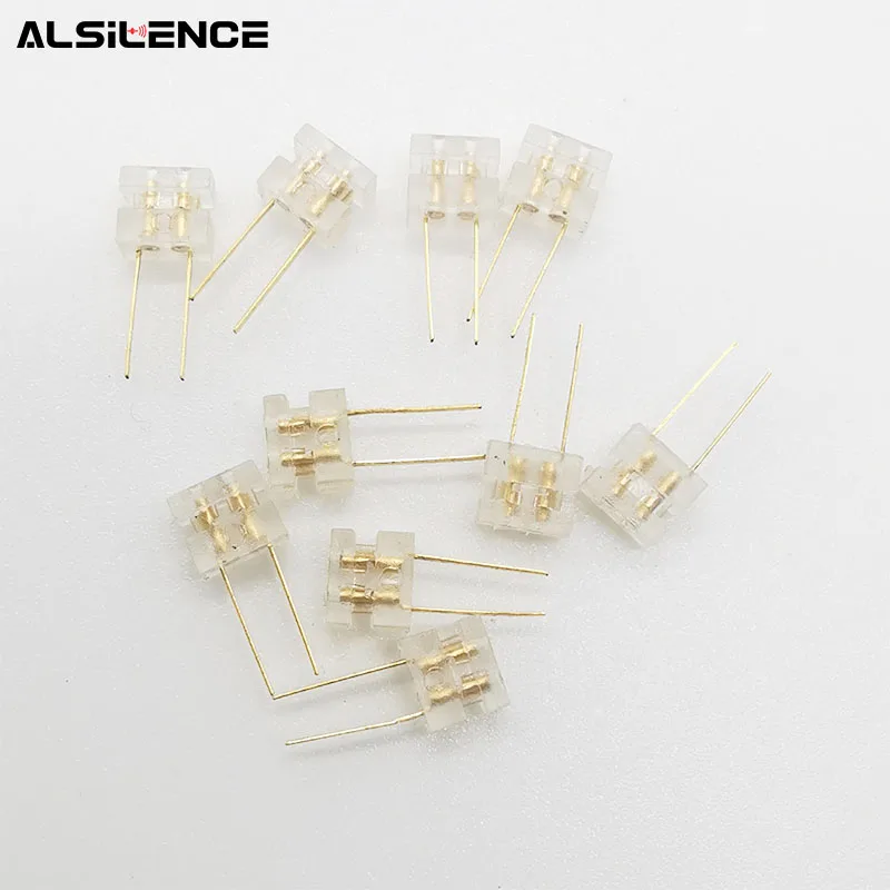 1PCS 0.78mm 2pin Socket  DIY IEM Female Double Pin Socket Male Custom High-end Headphone Cable Accessories Pin Plug In-ear