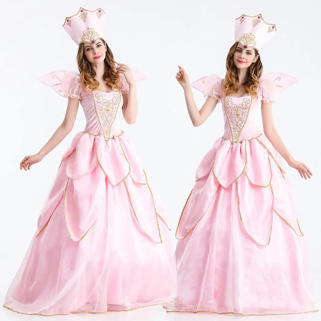 Halloween Women's Wizard Of Oz Fairy Godmother Cosplay Costume Purim Carnival Masquerade Party Queen Princess Costumes For Women