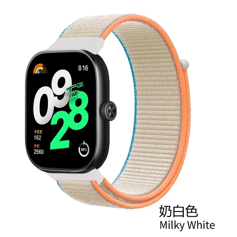 Nylon Loop Strap For Xiaomi Redmi Watch 4 Soft Comfortable Bracelet Wristband Belt For Xiaomi Mi Band 8/9 Pro Correa Accessories image 3