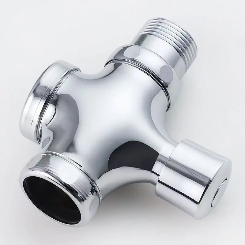 1Pcs Thickened flushing valve Steel Brass Valve Cartridge buffer delayed self closing flushing 1-inch flushing valve DN25