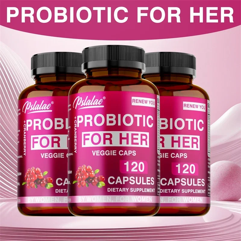 

Probiotics for Women - with Prebiotics, Digestive Enzymes&Cranberry, Support Urinary Tract, Digestive System, Intestinal Health