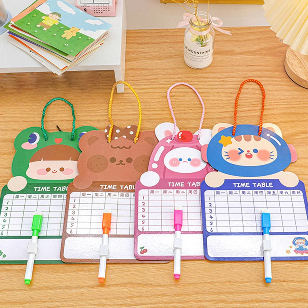 Children's Double-sided Drawing Board Erasable Message Board Cartoon Writing Board Baby Early Education Toy Graffiti Board